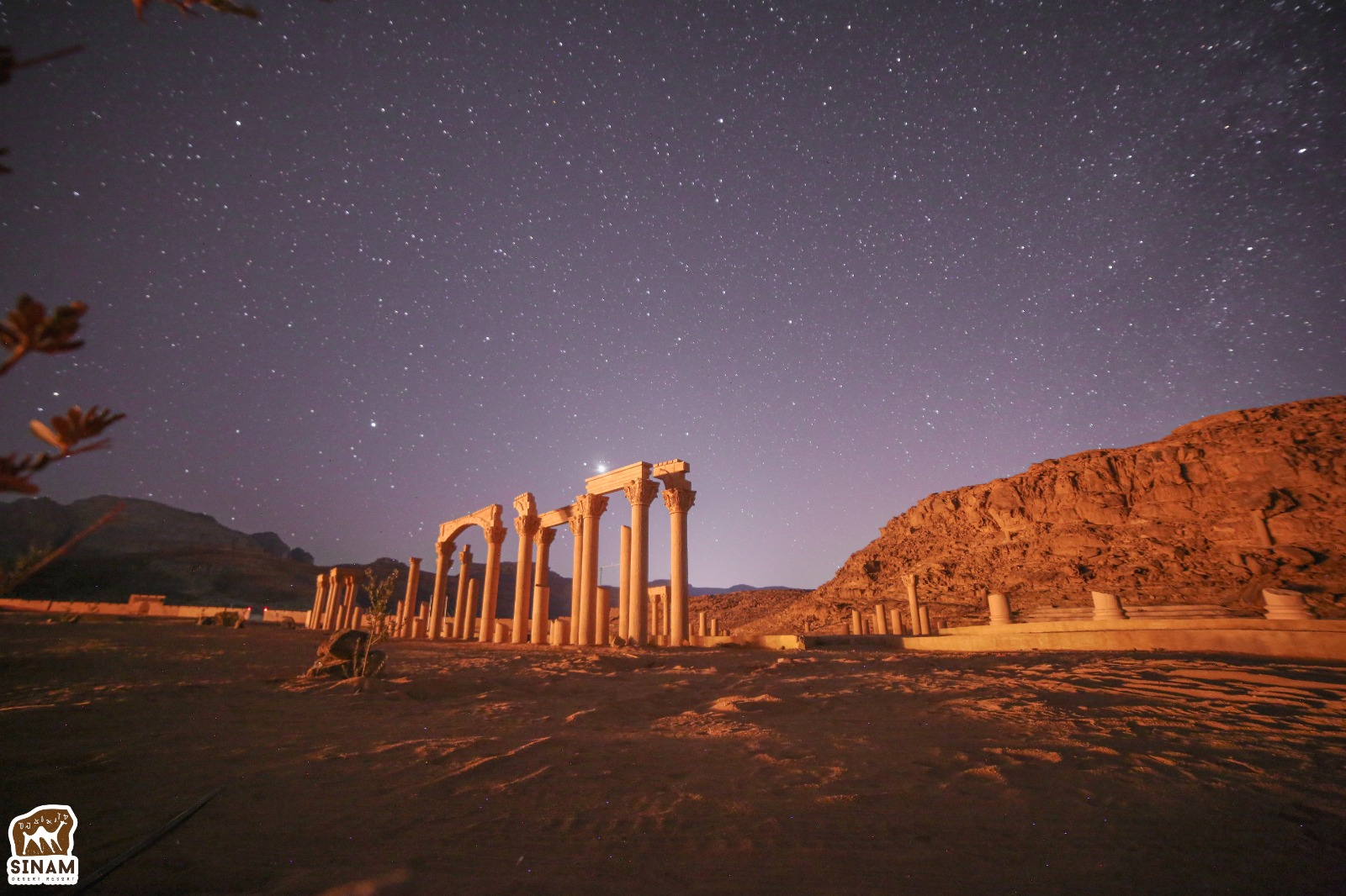 Roman Theatre in Sinam Camp Wadi Rum